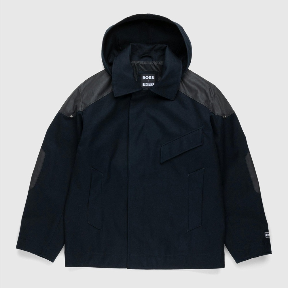 BOSS Phipps Water-Repellent Jacket Dark Blue